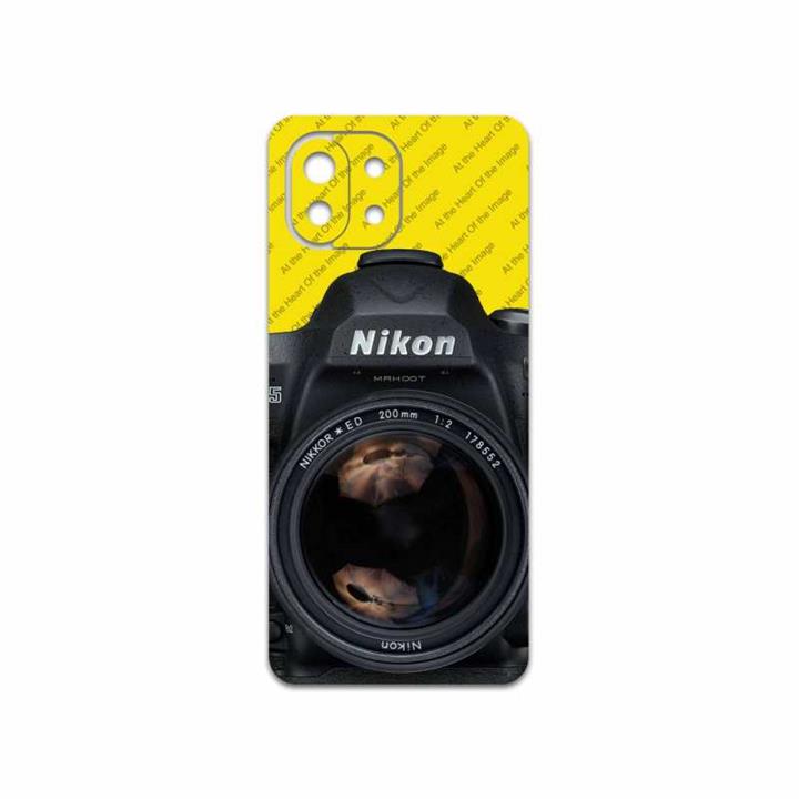 برچسب پوششی ماهوت مدل Nikon-Logo مناسب برای گوشی موبایل شیائومی MI 11 LITE MAHOOT Nikon-Logo Cover Sticker for Xiaomi MI 11 LITE